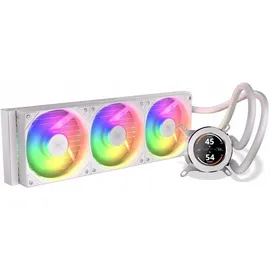 Krux HydroGlance 360 LCD White Wasserkühlung - weiß