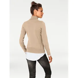 Heine Rollkragenpullover Beige 40