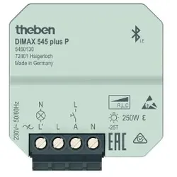 Theben 5450130 UP-Universaldimmer, App-Bedienung, Zeitfunktionen DIMAX 545 plus P