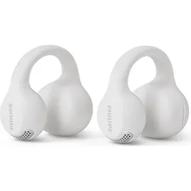 Philips 2000 Serie TAQ2000WT True Wireless Stereo (TWS) Ohr-Clip-on, offenes Ohr Anrufe/Musik Bluetooth Weiß
