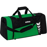 Erima Unisex Six Wings geräumige Sporttasche, smaragd/schwarz, M