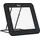 Homcom Fußballtor Schwarz 128 x 118 x 108-120 cm