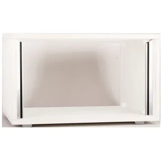 MUSIC STORE Musikinstrumentenständer, (Studiorack 6HE Birke MP Bausatz weiss gerade, Studiomöbel, Studio Racks), Studiorack, 6HE Birke MP Bausatz