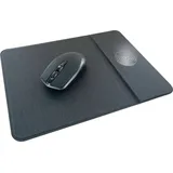 Schwaiger Kabellose PC-Maus mit QI-Mauspad