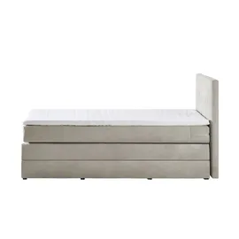 deinbett Boxspringbett HAWAII 1 ¦ grau ¦ Maße (cm): B: 121 H: 107