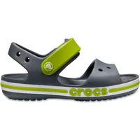 Crocs 205400 Unisex-Kinder Freizeit Flip Flops und Unisex Sportwear für Kinder, Grau (Charcoal), 23-24 EU