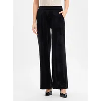 More & More Bundfaltenhose Schwarz 36