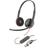 Poly Blackwire C3220 - 3200 Series - Headset USB-C/A, ANC, UC-zertifiziert