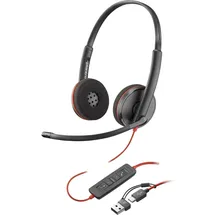 Poly Blackwire C3220 - 3200 Series - Headset USB-C/A, ANC, UC-zertifiziert