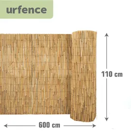 urfence Sichtschutzmatte 110 x 600 cm Braun Schilfrohr