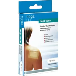 Hoega-Derm Steriles Pflaster 53Mmx70Mm 10 ST
