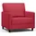 COMHOMA Relaxsessel Leinenbezug 70 x 90 x 80 cm Rot
