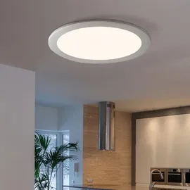ETC Shop LED Einbaupanel 24W rund Aluminium