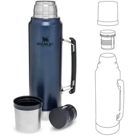 Stanley Classic 1l Thermosflasche - Hammertone Lake - One Size