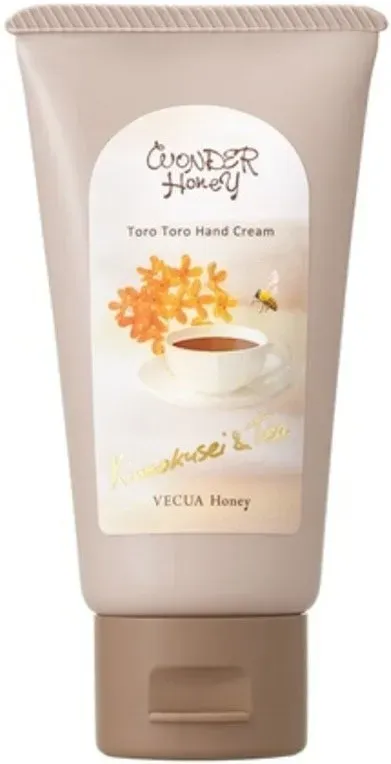 BCL VECUA Honig-Handcreme – Feuchtigkeitscreme mit Kamille & Klee-Honig, mit Osmanthus-Tee-Duft (50 g)