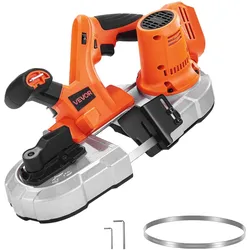 VEVOR 20V Akku Bandsäge 65mm Schnitttiefe 0–192 m/min Drehzahl (nur Werkzeug)