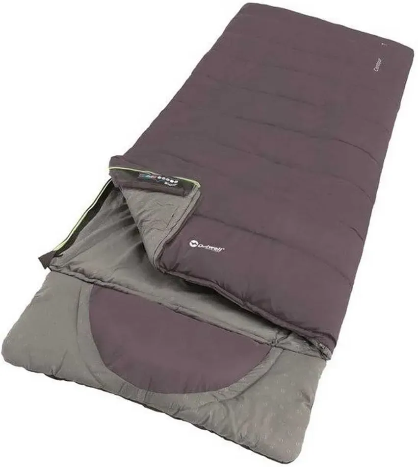 Outwell Contour Schlafsack, Dark Purple, Links