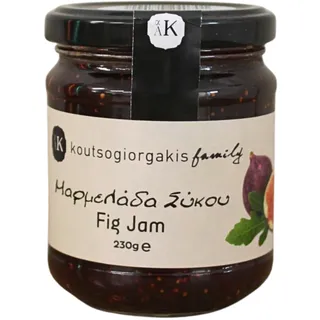 Koutsogiorgakis Family Griechische Feigenmarmelade aus frischen Feigen, 2er Pack x 230 g (Total: 460g)