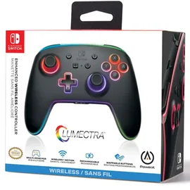 PowerA Lumectra Switch Controller Controller Schwarz Nintendo Switch