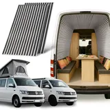 Leichte Paneele für Camper Ausbau, Wohnmobil & Van | Filz Verkleidung 4er-Set | 2,42 m2 Gesamtfläche | nur 1 Kg / Panel & schallisolierend| Ideal für Innenausbau