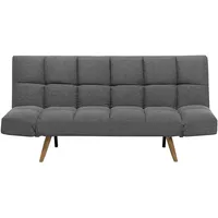 Schlafsofa in skandinavischem Stil klappbar Patchwork dunkelgrau Ingaro