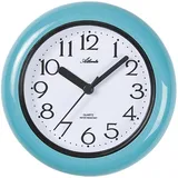 Badezimmeruhr zum Hängen oder Stellen Wasserdicht Quarz Analog - 454/6 (Türkis)