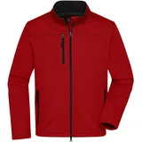 James & Nicholson Herren Softshell Jacke Recycled Polyester rot, Größe L