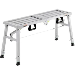 VEVOR Arbeitsplattform Arbeitsbühne Trittbank Trittleiter bis 180kg 500-740mm