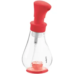 Spülmittelspender CUISIPRO, rot, B:8cm H:21,5cm L:8cm Ø:8cm, Kunststoff, Dosierspender, für cremigen Seifenschaum, Kunststoff, 390 ml