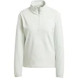 Adidas Multi Essentials Fleece Mit Halbem Reißverschluss - Linen Green - M