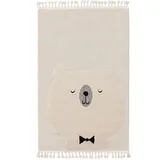Lytte Momo Kinderteppich 120 x 180 cm Beige/Weiß