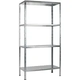 SCHULTE Regalwelt Schulte Steck-Grundregal Verzinkt 200 cm x 100 cm x 50 cm