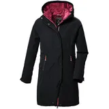 KILLTEC Mädchen Funktionsjacke/Outdoorjacke mit Kapuze KOW 360 GRLS PRK, schwarz, 152,