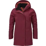 SCHÖFFEL Damen Doppeljacke 3in1 Parka Barth L, dark burgundy, 48