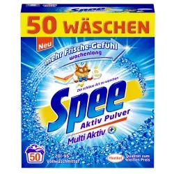 Spee Aktiv Pulver Waschpulver, 50 WL SPA50 , 2,75 kg - Packung für ca. 50 Waschladungen
