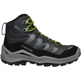 Lowa Maddox Pro GTX Mid Kinder Schwarz/Limone 35