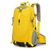VHGHHVEJ Outdoor Rucksack 45l Wasserdichtes Licht Wandern Und Ski -rucksack Für Männer Frauen-gelb-36-55l