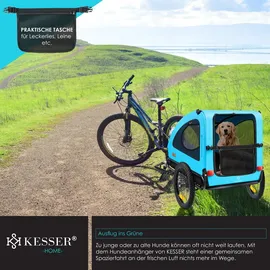 Kesser Hundeanhänger Boxer 2-in-1 blau