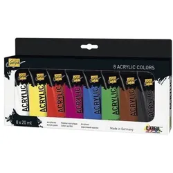 KREUL SOLO GOYA Acrylfarben »SOLO GOYA« farbsortiert 8 x 20 ml