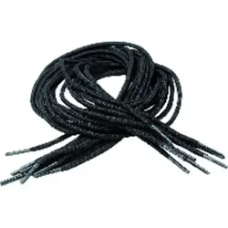 Schnürsenkel Polyamid, schwarz, Länge 150cm - schwarz