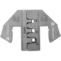 TOOLCRAFT PLE-0K6 Crimp-Einsätze Geeignet für Stecker: DEUTSCH Quetschbereich AWG: