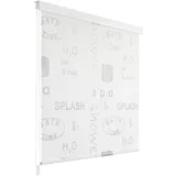 vidaXL Duschrollo 100 x 240 cm grau