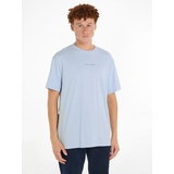 Tommy Jeans T-Shirt »TJM REG S NEW CLASSICS TEE EXT«, mit Rundhalsausschnitt, Gr. XXXL, Breezy Blue, , 49316607-XXXL
