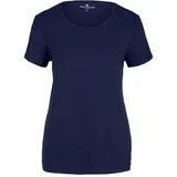 Tom Tailor Pyjama-Shirt unifarben Blau 38