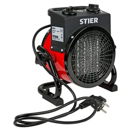 Stier Keramik-Heizlüfter 2000 W Schwarz