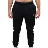 Nike Mens Sportswear Club Fleece Sweatpants, Black/Black/White, L