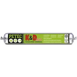 PETEC K&D Karosserie Klebe-&Dichtmasse schwarz (600 ml) Metall-Klebstoff,Karosserieklebstoff,Hybridklebstoff,Universalklebstoff  94760