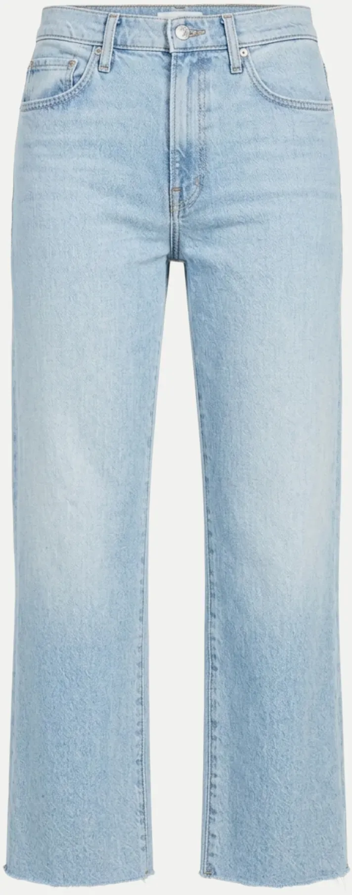 Jeans Rambler Ankle Fray Blau 27