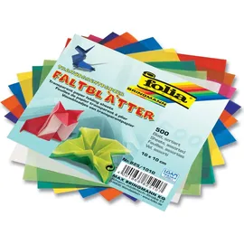 Folia Faltblätter Transparentpapier 10 x 10 cm 500 Blatt