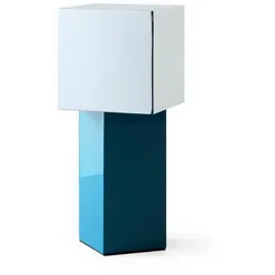 &Tradition - Pivot Portable ATD7 Akkuleuchte, blau / silber